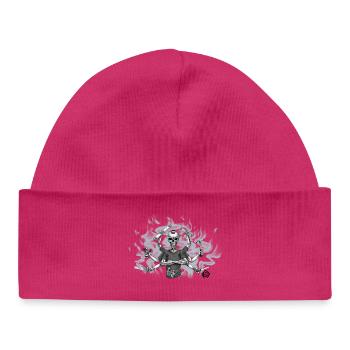 Allrounder, Multitalent, Hausmeister, Handwerker - Baby Organic Mütze - hot Pink - Vorne