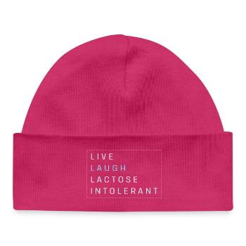 Laktose Intoleranz Blähungen Milch Allergie - Baby Organic Mütze - hot Pink - Vorne