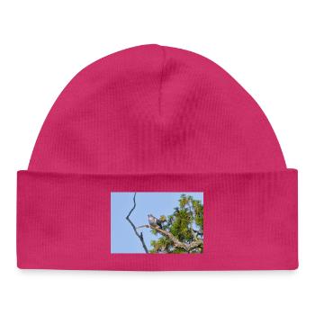000_1522_NikDxO_cuckoo - Baby Organic Beanie - hot pink - Front