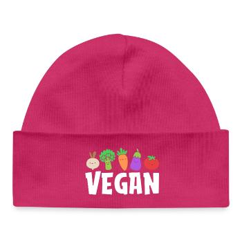 Dietician Diet Vegan - Baby Organic Beanie - hot pink - Front