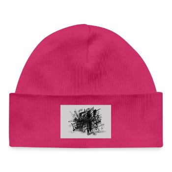 Knoten des Lärms - Baby Organic Mütze - hot Pink - Vorne