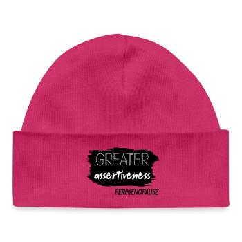Größere Durchsetzungsfähigkeit in der Perimenopause - Baby Organic Mütze - hot Pink - Vorne