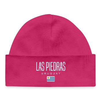 Las Piedras Uruguay Uruguayer - Baby Organic Mütze - hot Pink - Vorne