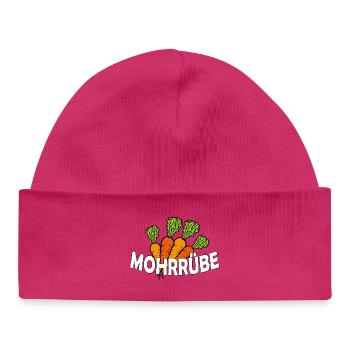 Carrot - Baby Organic Beanie - hot pink - Front