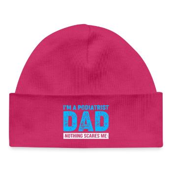 Podiatrist Foot Care Podiatry Pedicure - Baby Organic Beanie - hot pink - Front