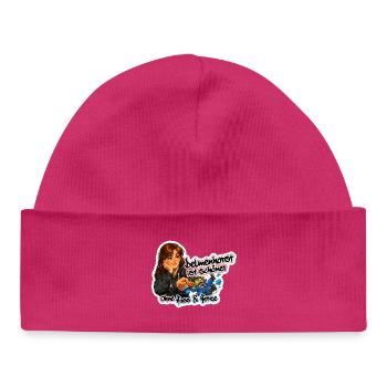 Delmenhorst ist schöner ohne Hass und Hetze - Baby Organic Mütze - hot Pink - Vorne