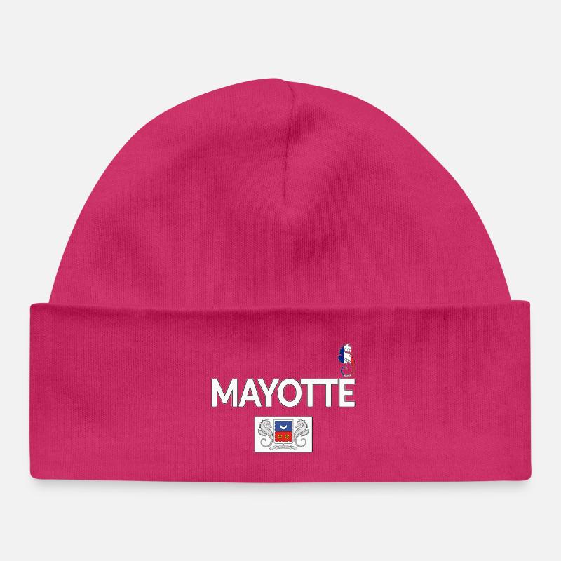 T SHIRT MAYOTTE - Bonnet bébé bio - hot pink