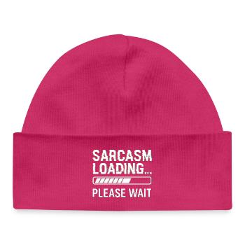 Sarkasmus  - Baby Organic Mütze - hot Pink - Vorne
