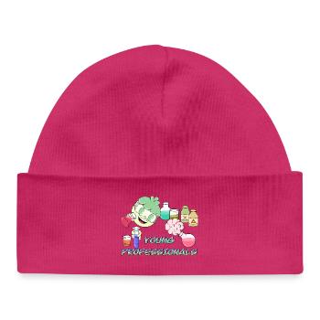 Jeunes professionnels - Bonnet bébé bio - hot pink - Devant