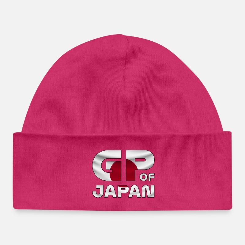 japan_gp - Bonnet bébé bio - hot pink