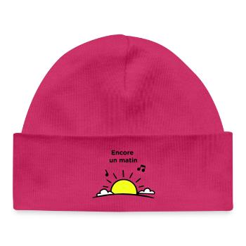 Ein weiterer Morgen - Baby Organic Mütze - hot Pink - Vorne