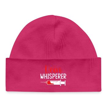 Blood donor Blood donation Blood donation - Baby Organic Beanie - hot pink - Front