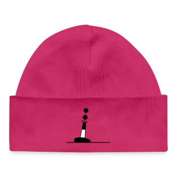 Tonne - Boje Nordsee Segeln Ostsee Maritim - Baby Organic Mütze - hot Pink - Vorne