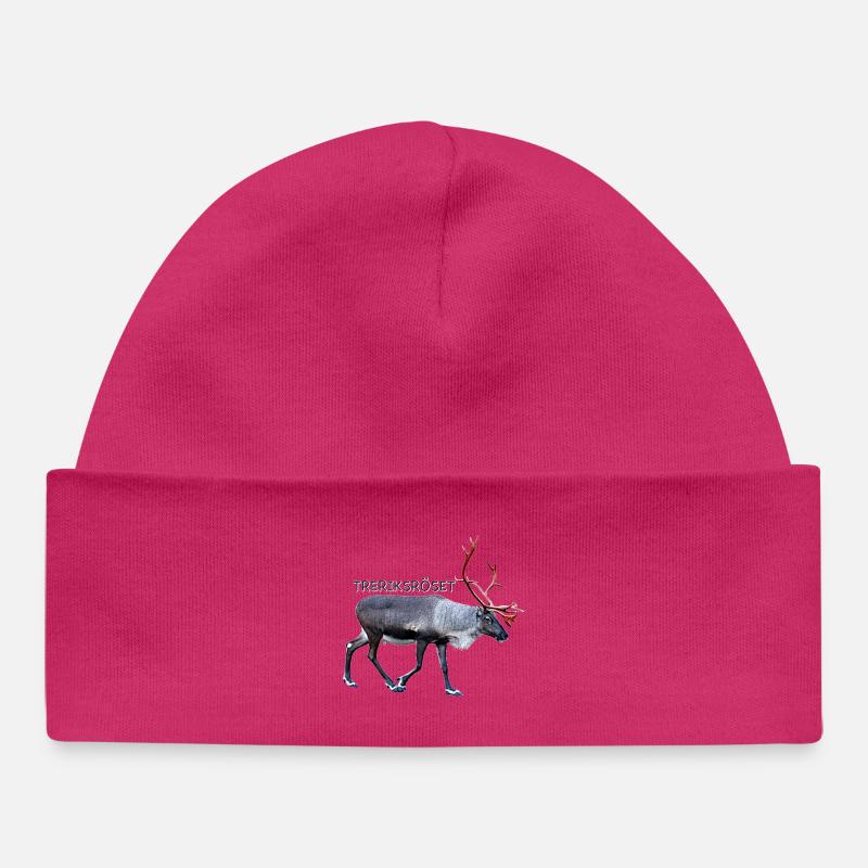 ROSACE TROIS PAYS - Bonnet bébé bio - hot pink