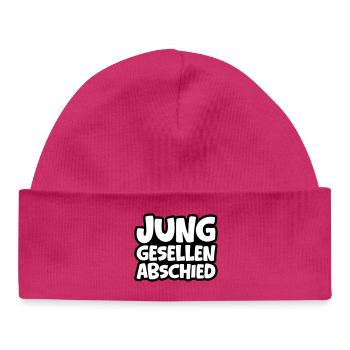 Enterrement de vie de garçon - Bonnet bébé bio - hot pink - Devant