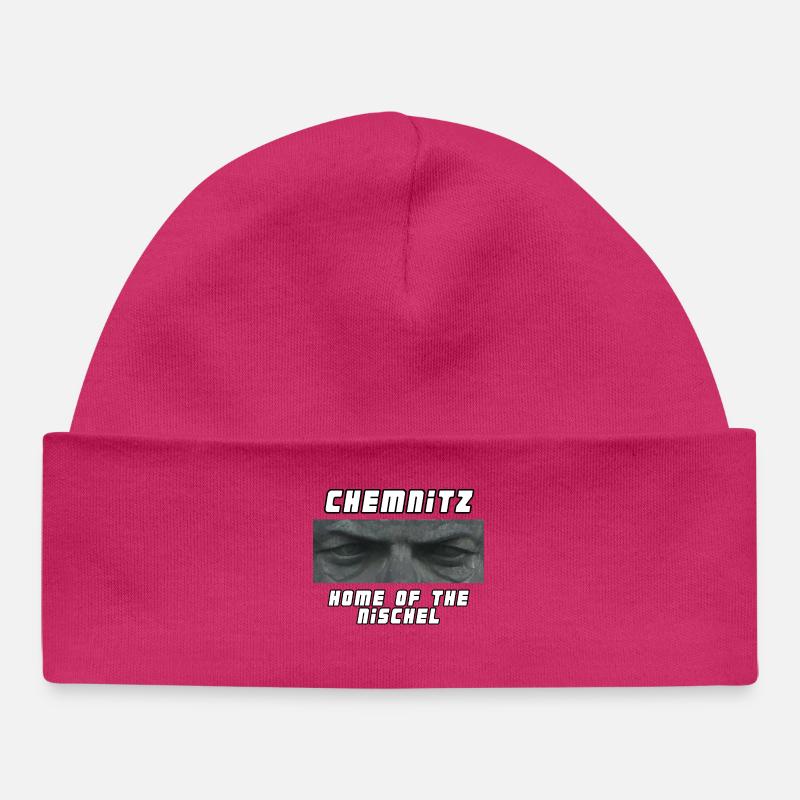 Chemnitz, domicile du Nischel - Bonnet bébé bio - hot pink