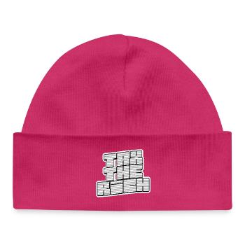 Tax The Rich - Baby Organic Beanie - hot pink - Front