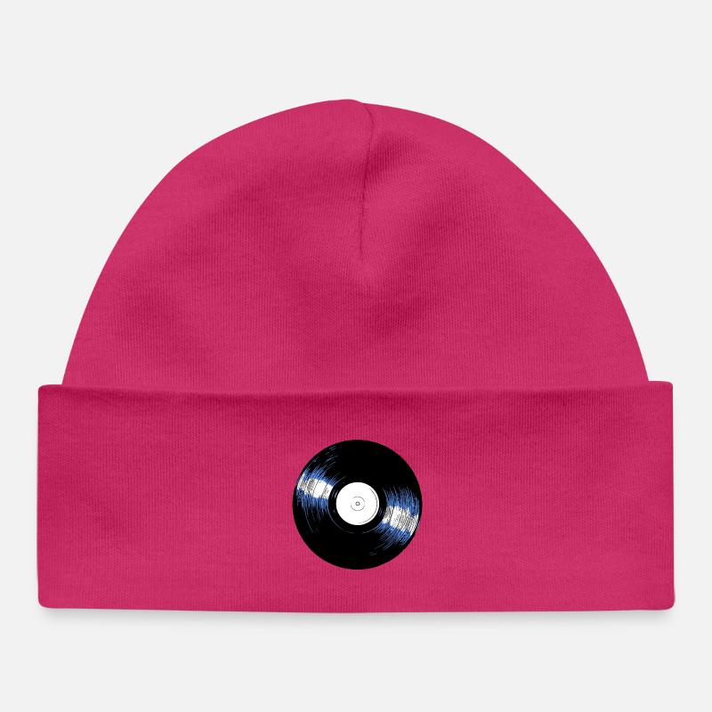 Vinyle - Bonnet bébé bio - hot pink
