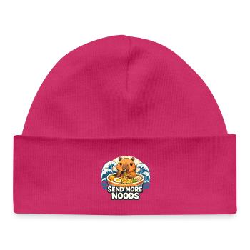 Envoyez plus de nouilles - Bonnet bébé bio - hot pink - Devant