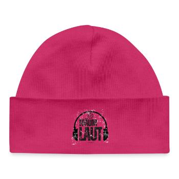Dream Loud - Conception musicale pour les amateurs de musique - Bonnet bébé bio - hot pink - Devant
