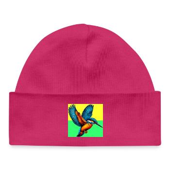 Eisvogel - Baby Organic Mütze - hot Pink - Vorne