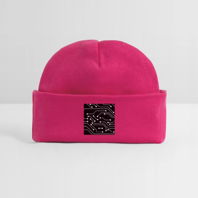 Computer pattern Baby Organic Beanie