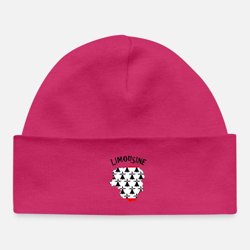 limousine - Bonnet bébé bio - hot pink