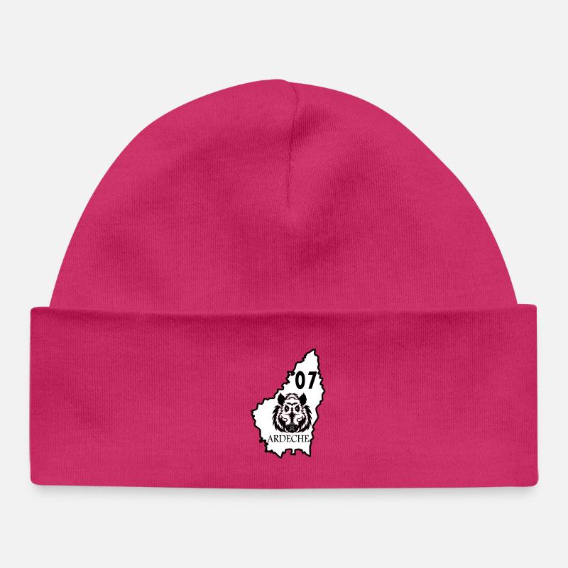 Ardèche - Bonnet bébé bio - hot pink