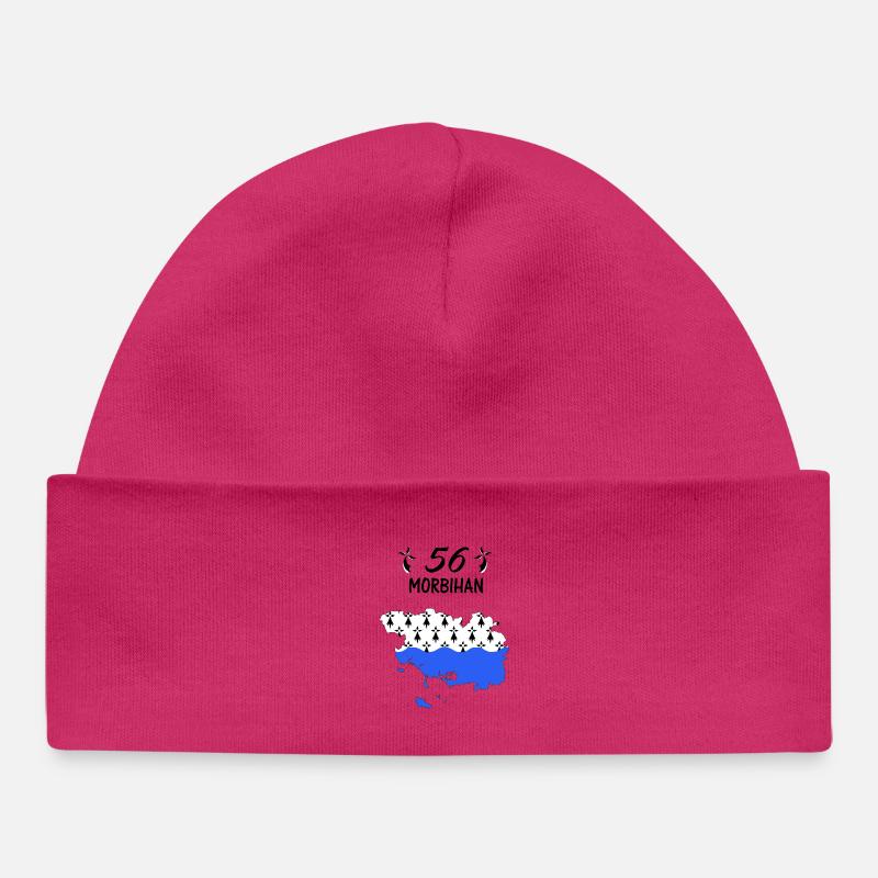 Morbihan - Bonnet bébé bio - hot pink