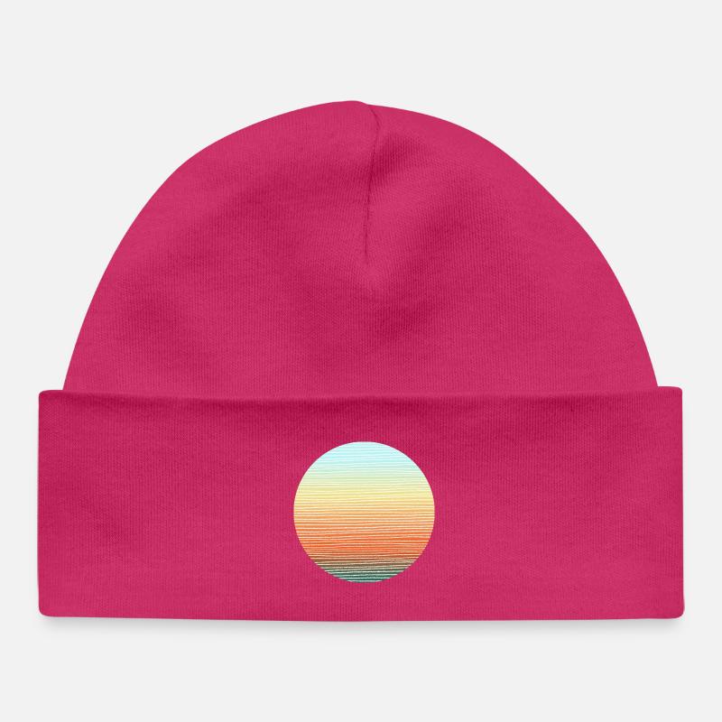 couleurs d’aventure - Bonnet bébé bio - hot pink