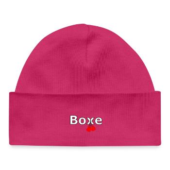 Boxe - Bonnet bébé bio - hot pink - Devant