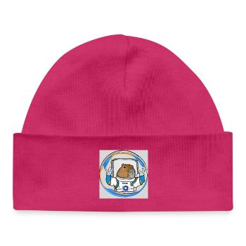 Casquettes astro - Bonnet bébé bio - hot pink - Devant