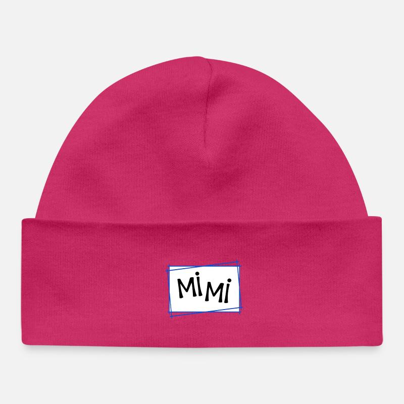 Mimi - Bonnet bébé bio - hot pink