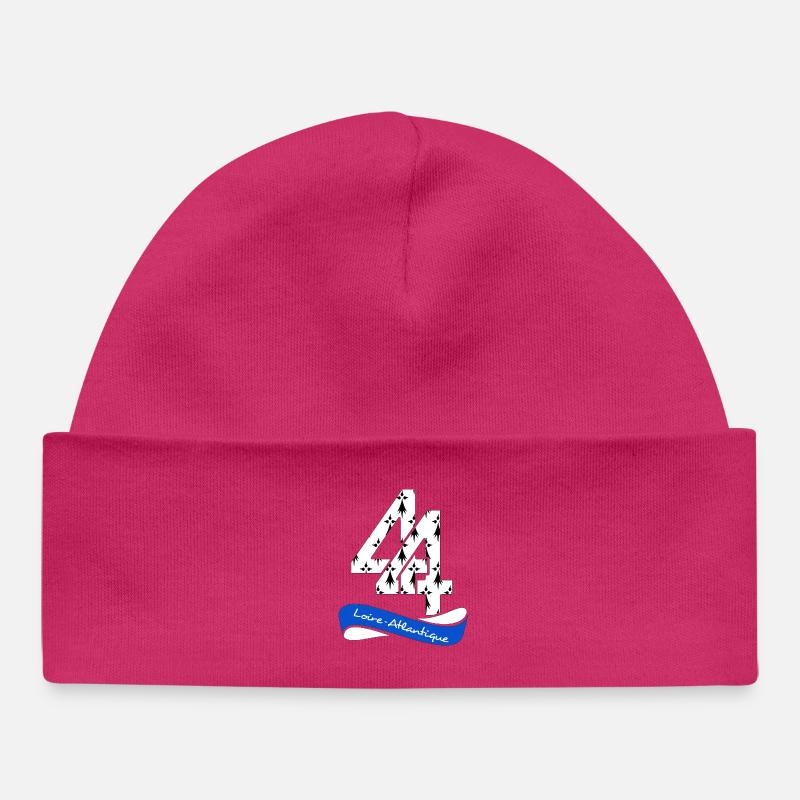 Loire Atlantique - Bonnet bébé bio - hot pink