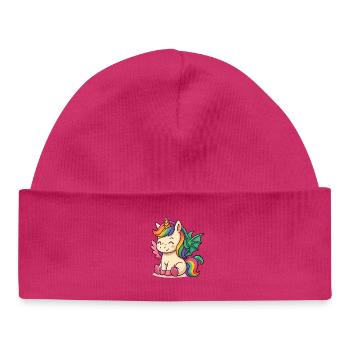Magic Sniffer - Baby Organic Beanie - hot pink - Front