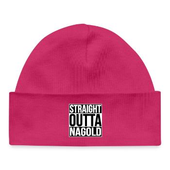STRAIGHT OUTTA  nagold - Baby Organic Mütze - hot Pink - Vorne