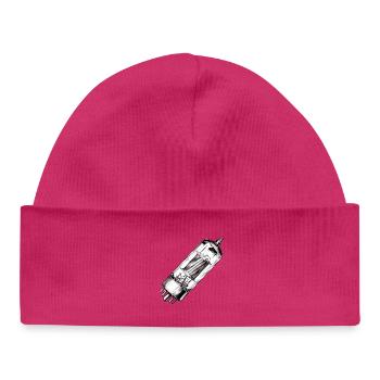Tube EL34 - Baby Organic Beanie - hot pink - Front