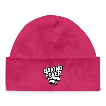 Baking Fever Küchenlogo - Baby Organic Mütze - hot Pink - Vorne