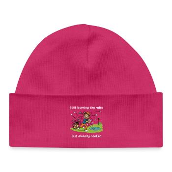 Golf – Stillernen - Baby Organic Mütze - hot Pink - Vorne