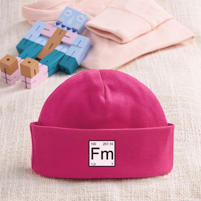 Conception de la table de période du fermium Bonnet bébé bio