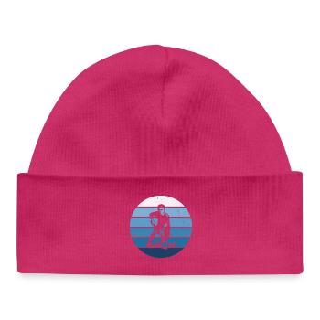 Kurz und klar Floorball - Baby Organic Mütze - hot Pink - Vorne