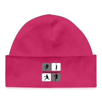 Basketball Silhouettes Dynamics - Baby Organic Beanie - hot pink - Front