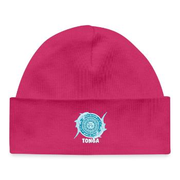Requin nourrice des Tonga - Bonnet bébé bio - hot pink - Devant