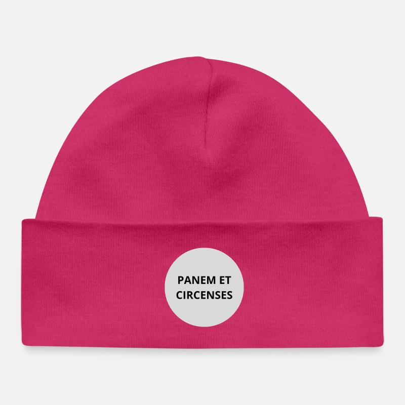 Panem et Circenses - Baby Organic Beanie - hot pink