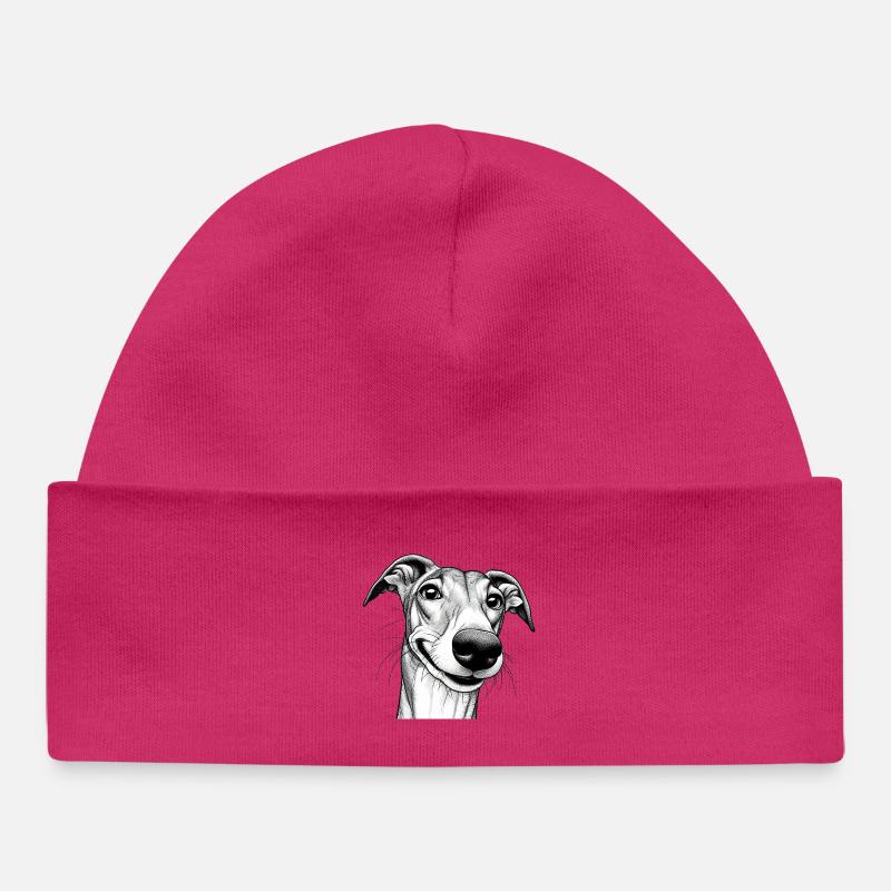 Voleur Venteux - Bonnet bébé bio - hot pink