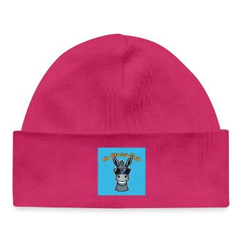 No Stress Club Donkey Cool - Baby Organic Beanie - hot pink - Front