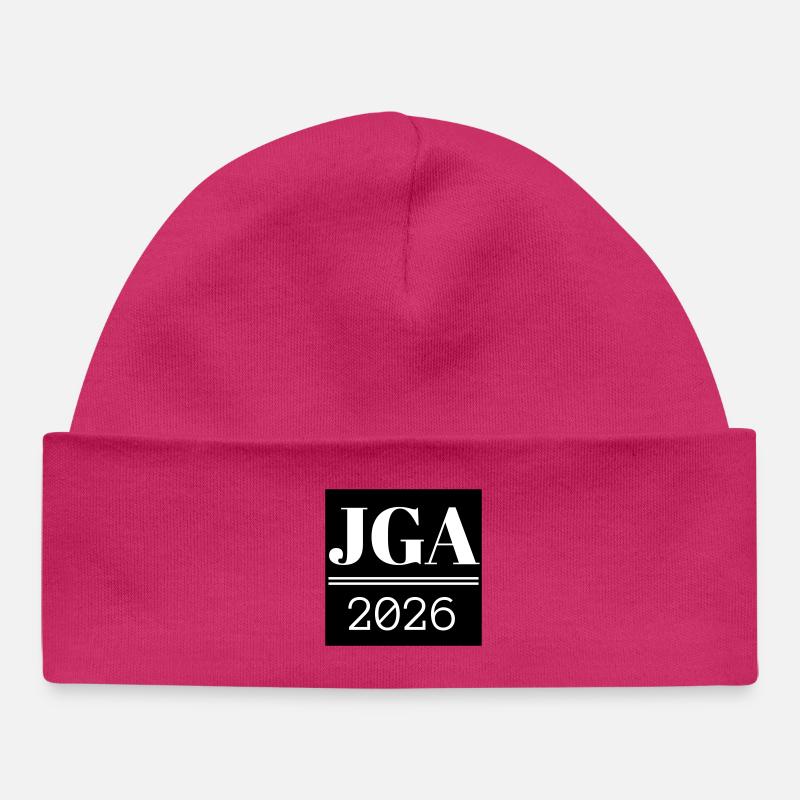 Chemise d’enterrement de vie de garçon - Bonnet bébé bio - hot pink