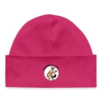 Phénoménal, le chacal ! - Bonnet bébé bio - hot pink - Devant