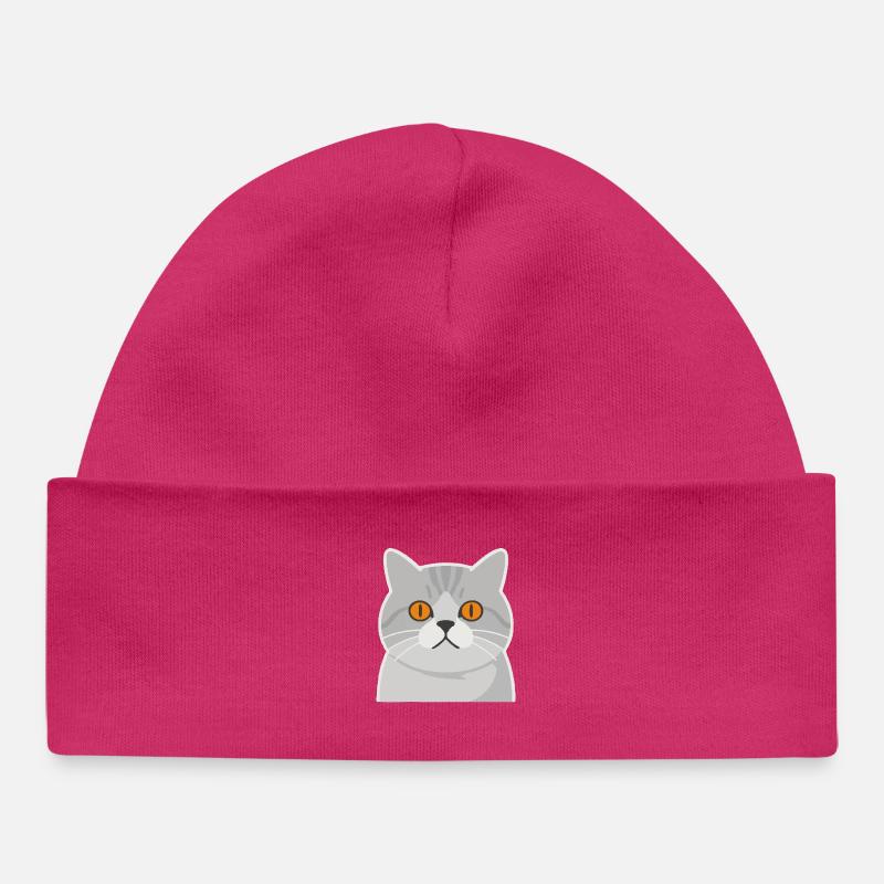 Teodoro pour toujours - Bonnet bébé bio - hot pink