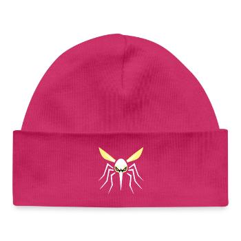 Moskito, Mücke, Insekt, Böse - Baby Organic Mütze - hot Pink - Vorne